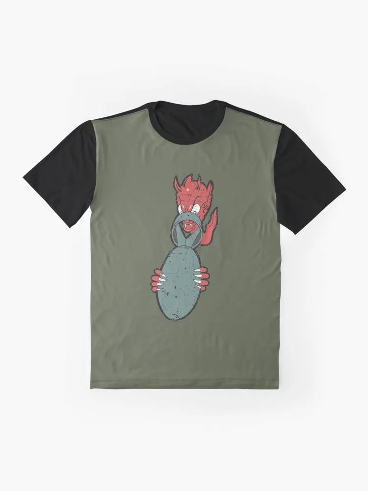 96th Gruppo Regia Aeronautica 237th Squadriglia - Grunge Style Graphic T-Shirt