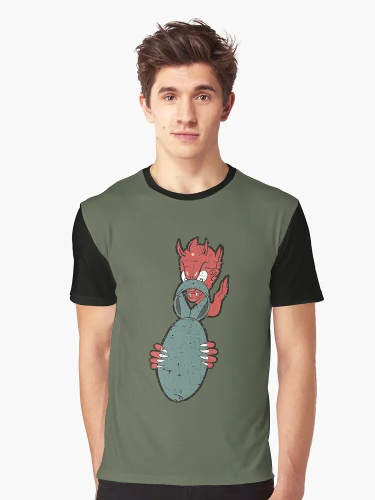 96th Gruppo Regia Aeronautica 237th Squadriglia - Grunge Style Graphic T-Shirt