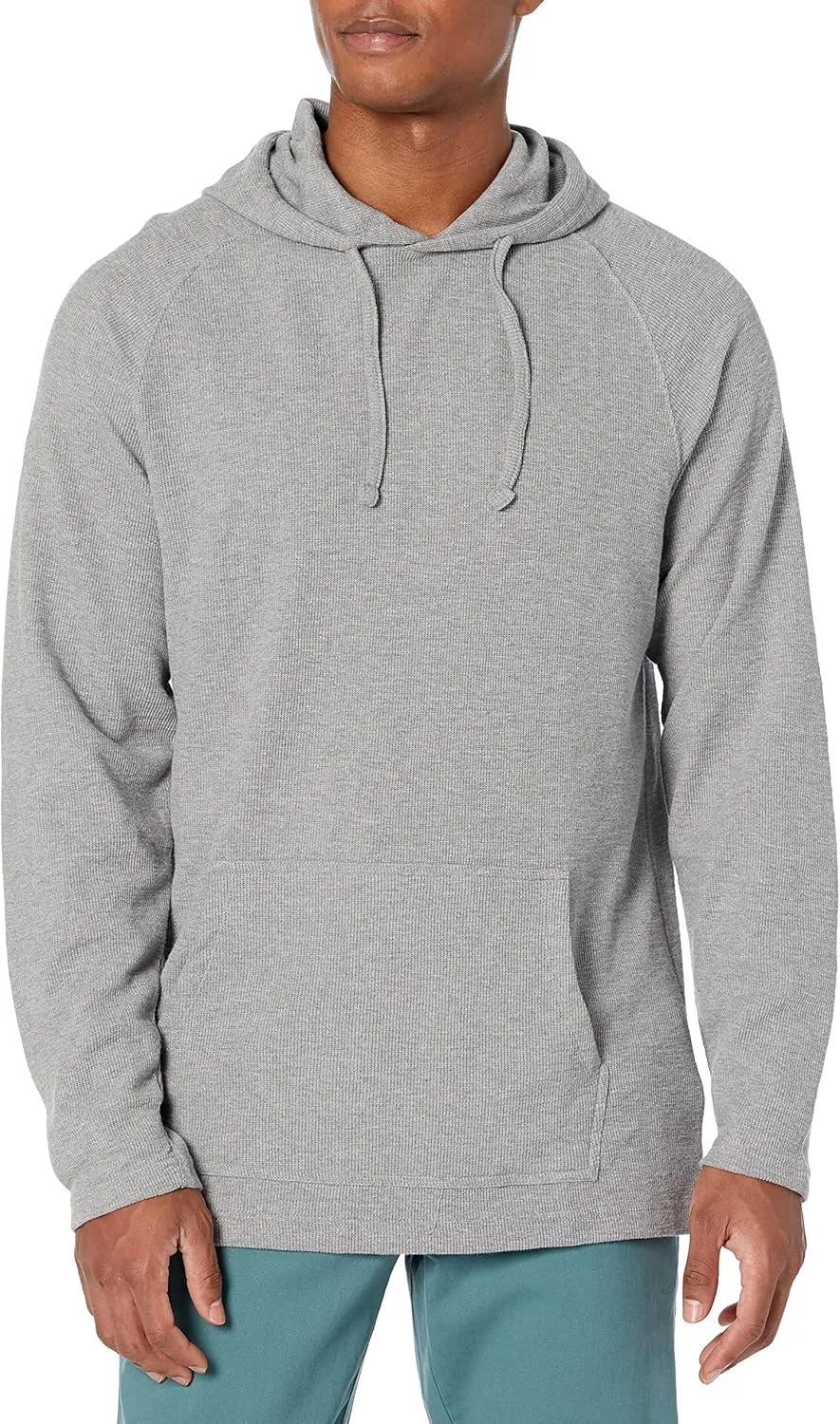 Amazon Essentials Men's Pullover Hoodie, Long-Sleeve Slub Thermal (Previously GoodThreads)