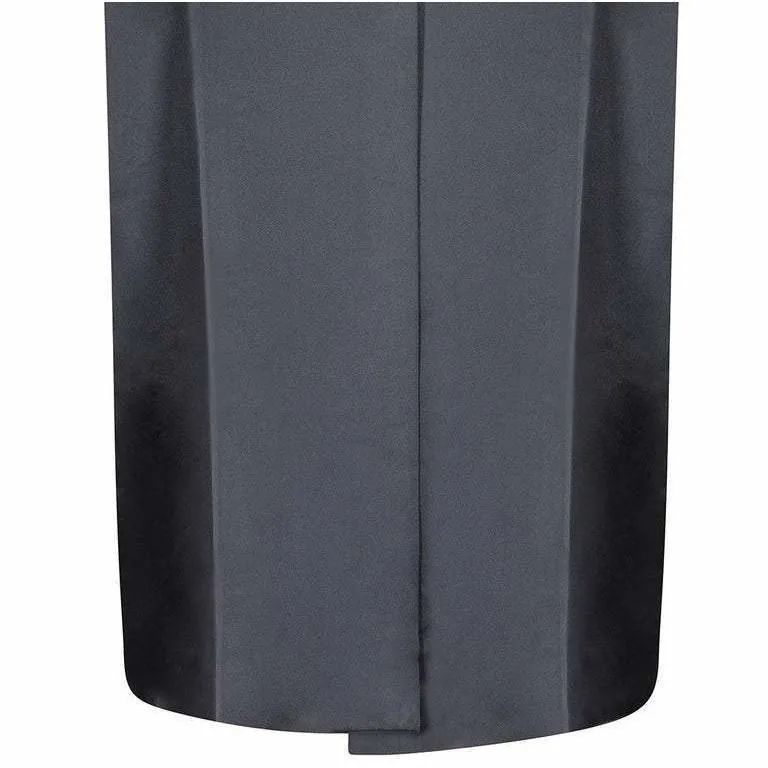 ARCHIVE - 1950s Black Satin Oversized Cocoon Coat