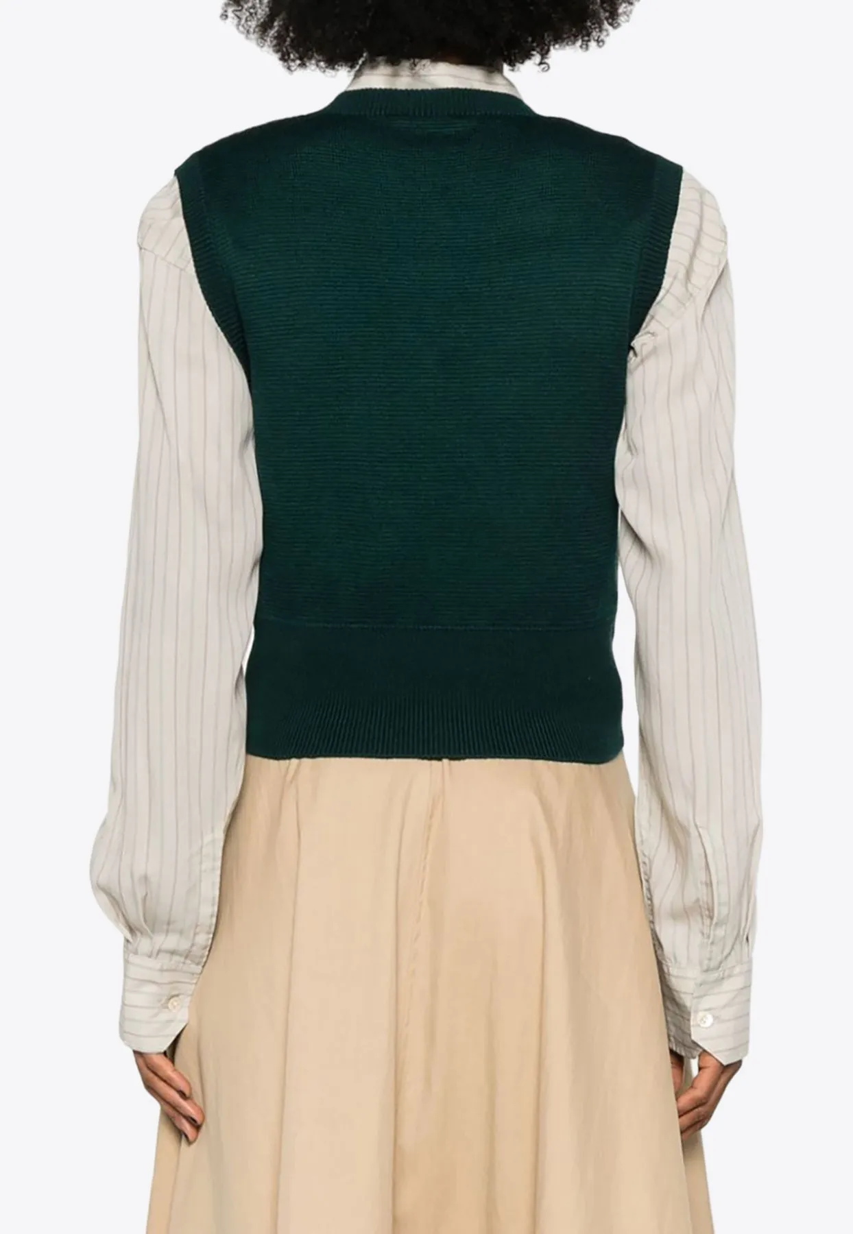 Argyle Knit Sweater Vest