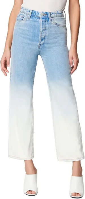 [BLANKNYC] Womens Bleached Leg Five Pocket Straight Leg Jeans, Stylish Pants & Designer Clothing