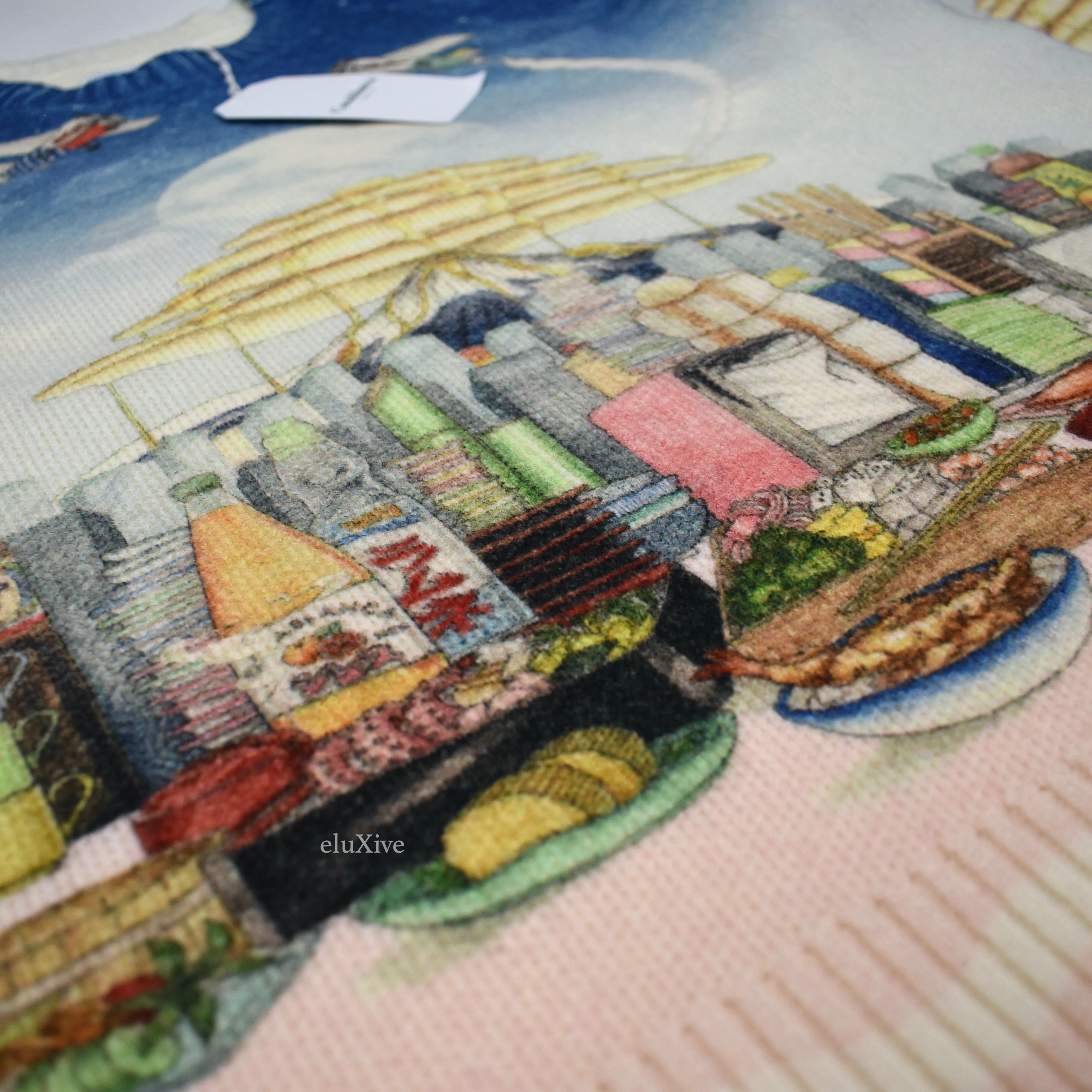 Casablanca - Casa Cafe Artwork Print Wool / Cashmere Sweater