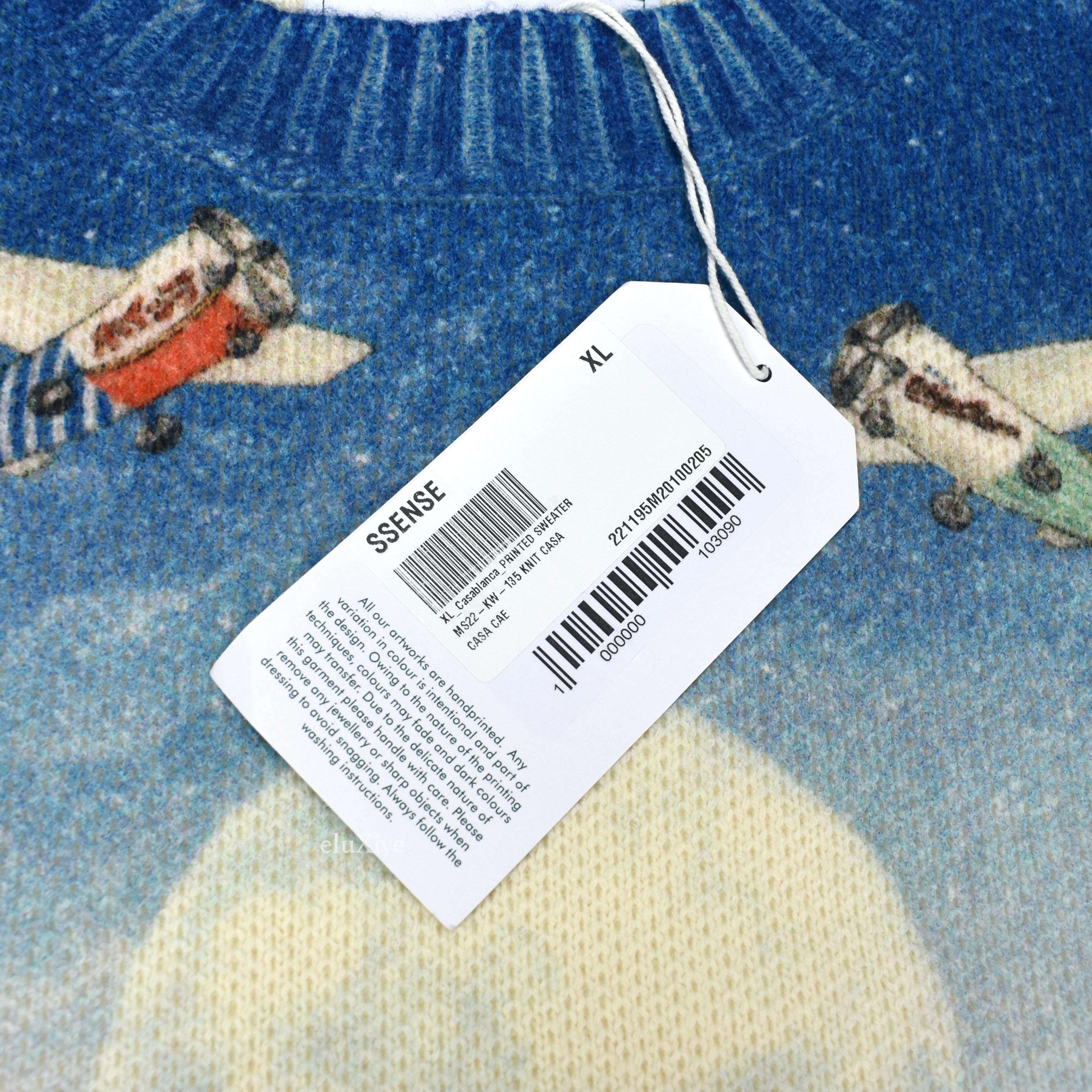 Casablanca - Casa Cafe Artwork Print Wool / Cashmere Sweater