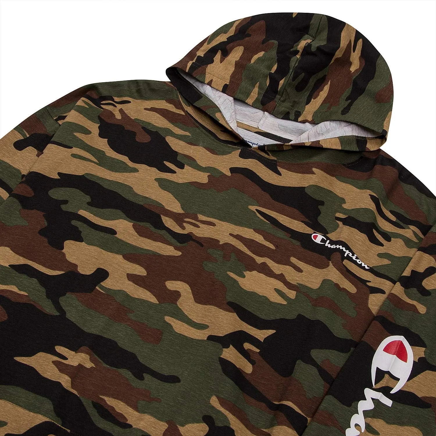 Champion Lightweight Hoodie Big and Tall - Men Pullover Jersey Hoodie Sweatshirt