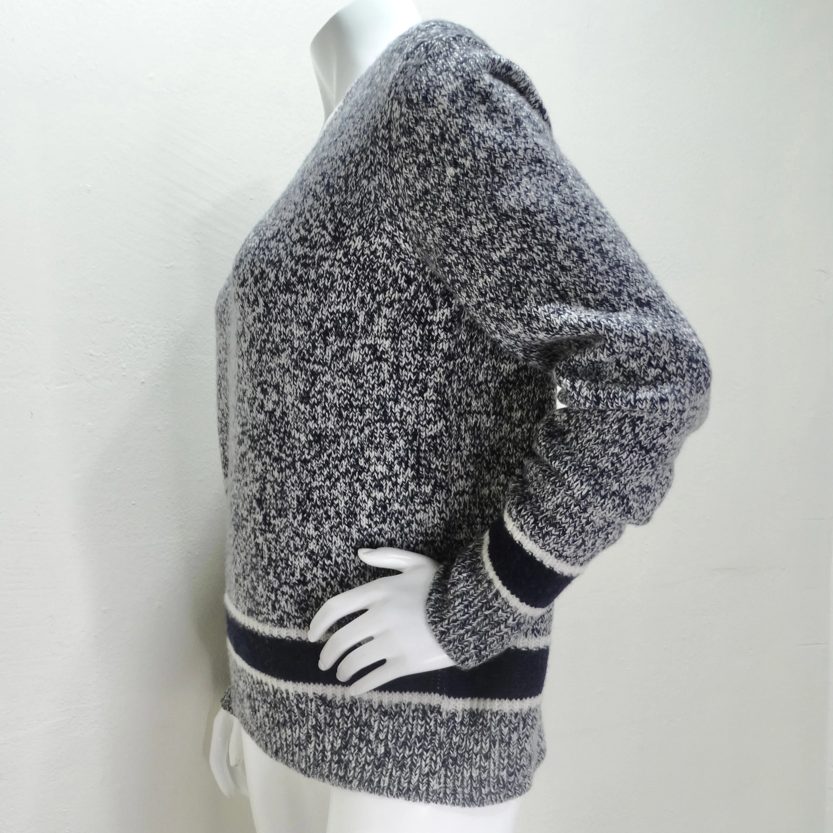 Christian Dior Cashmere V Neck Sweater