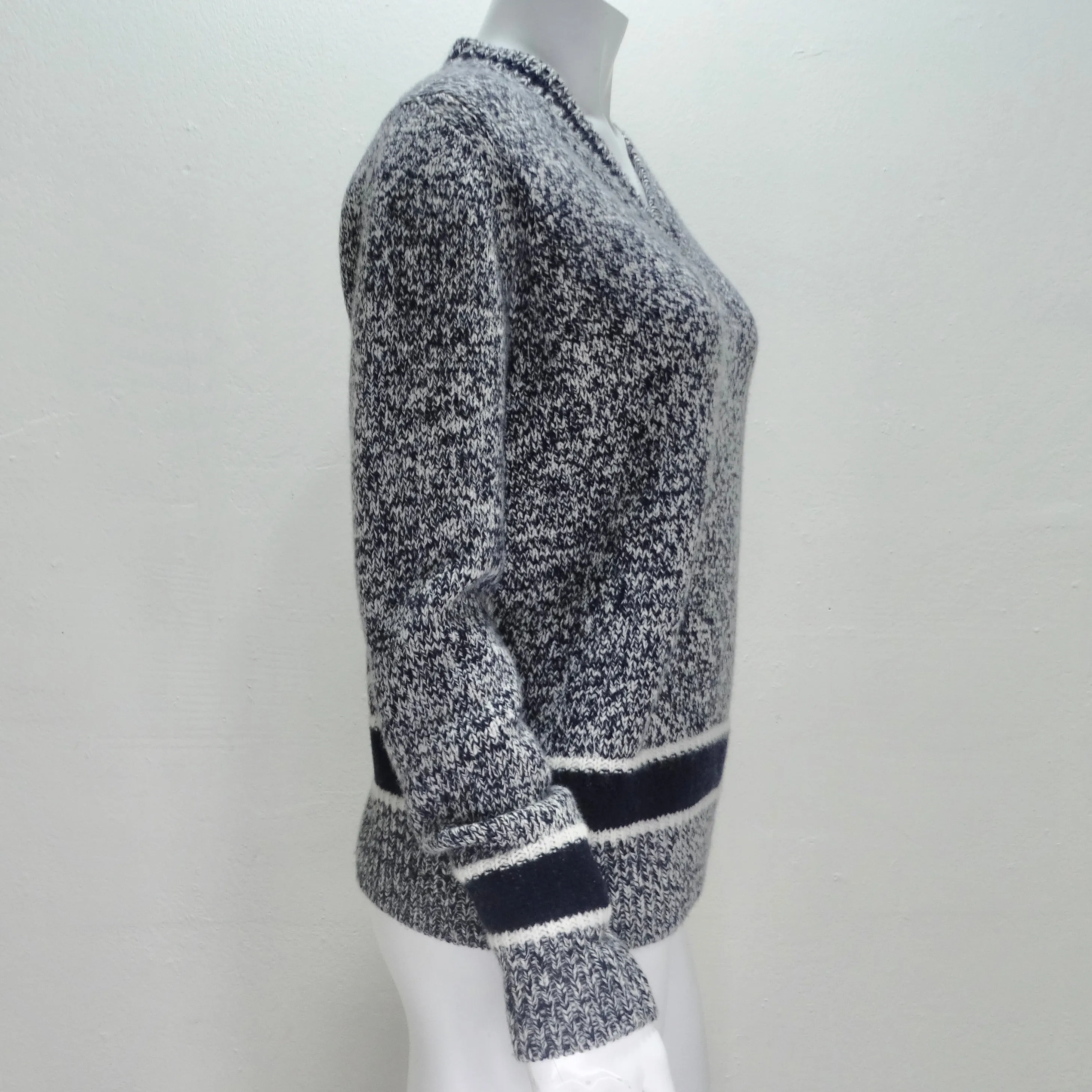 Christian Dior Cashmere V Neck Sweater