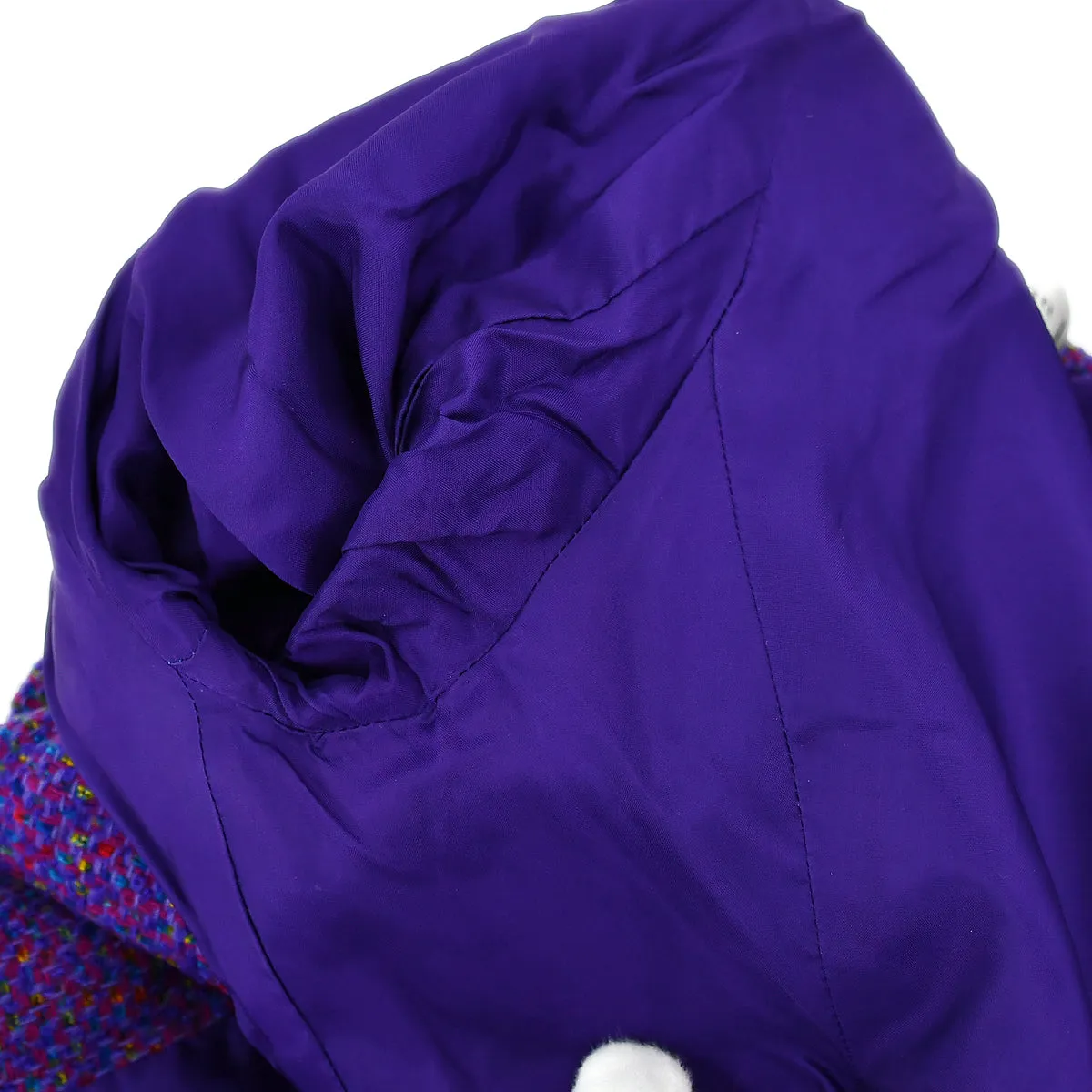 Christian Dior Collarless Jacket Purple #M