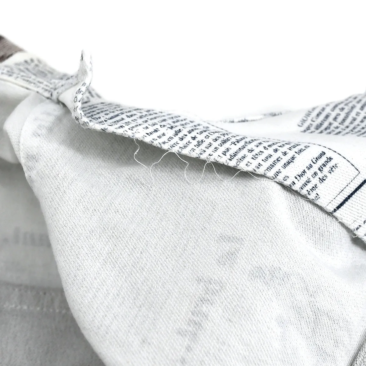 Christian Dior Fall 2000 Newspaper Jacket White