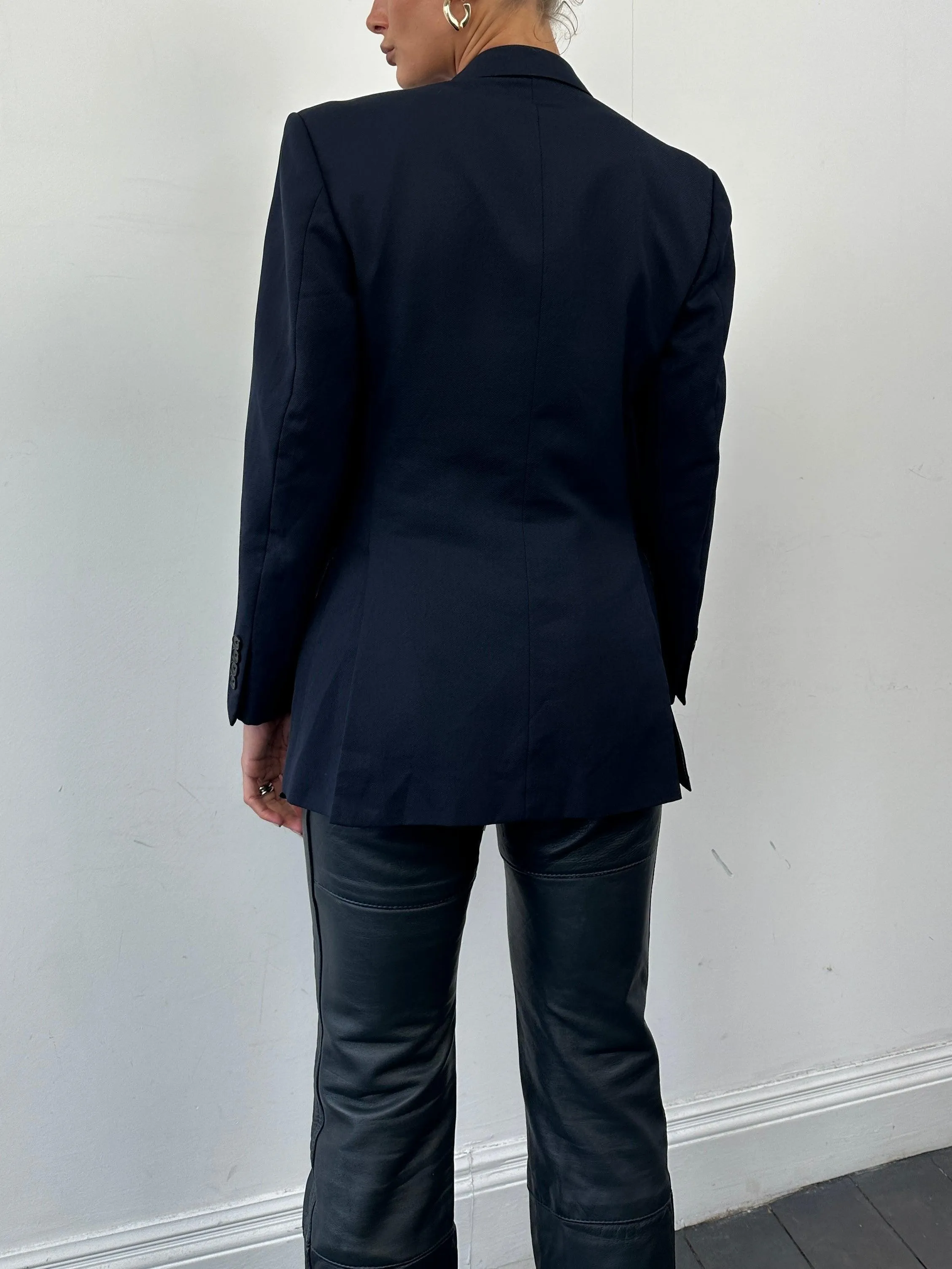 Christian Dior Wool Single Breasted Blazer - XS/S