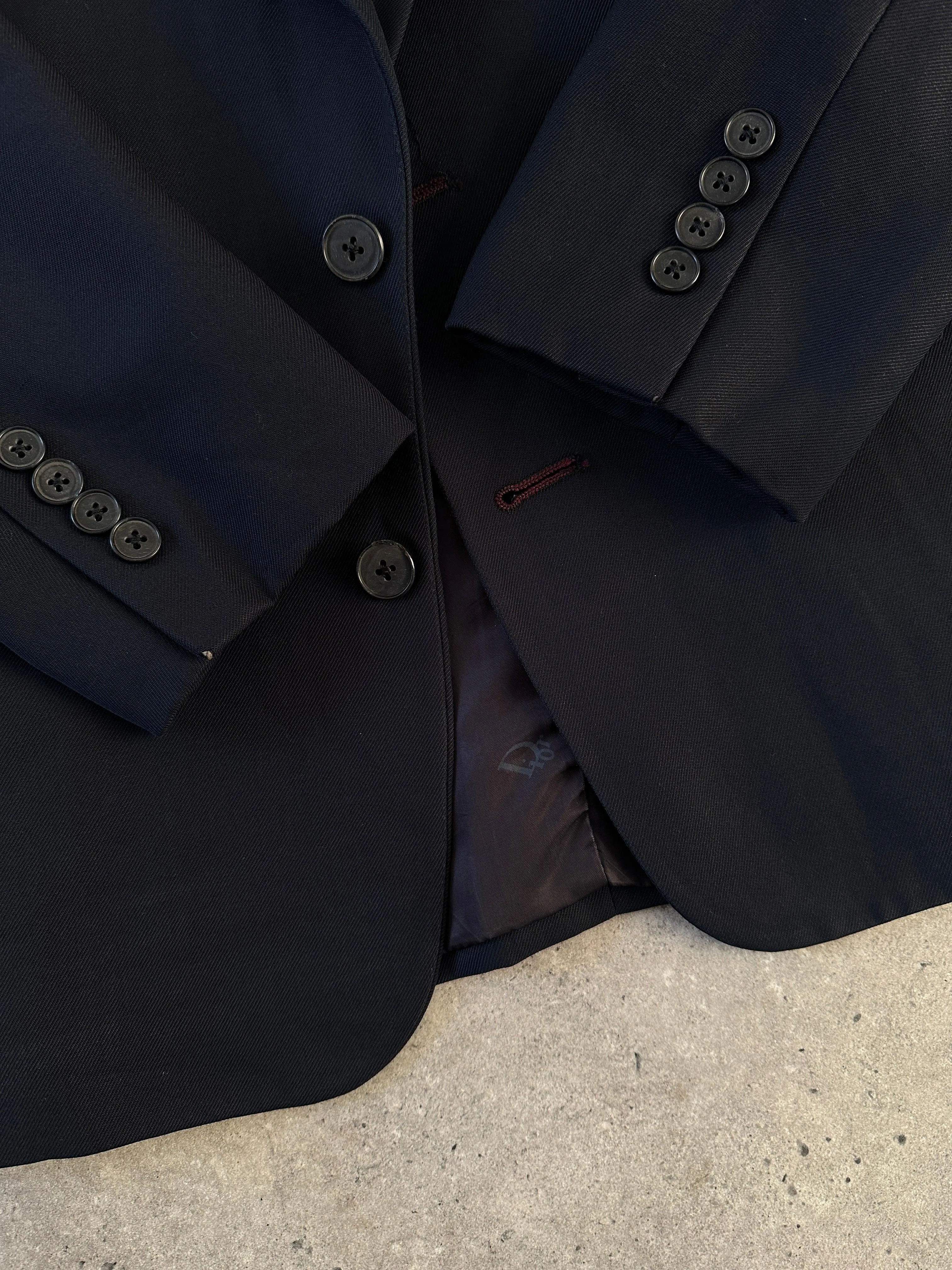 Christian Dior Wool Single Breasted Blazer - XS/S