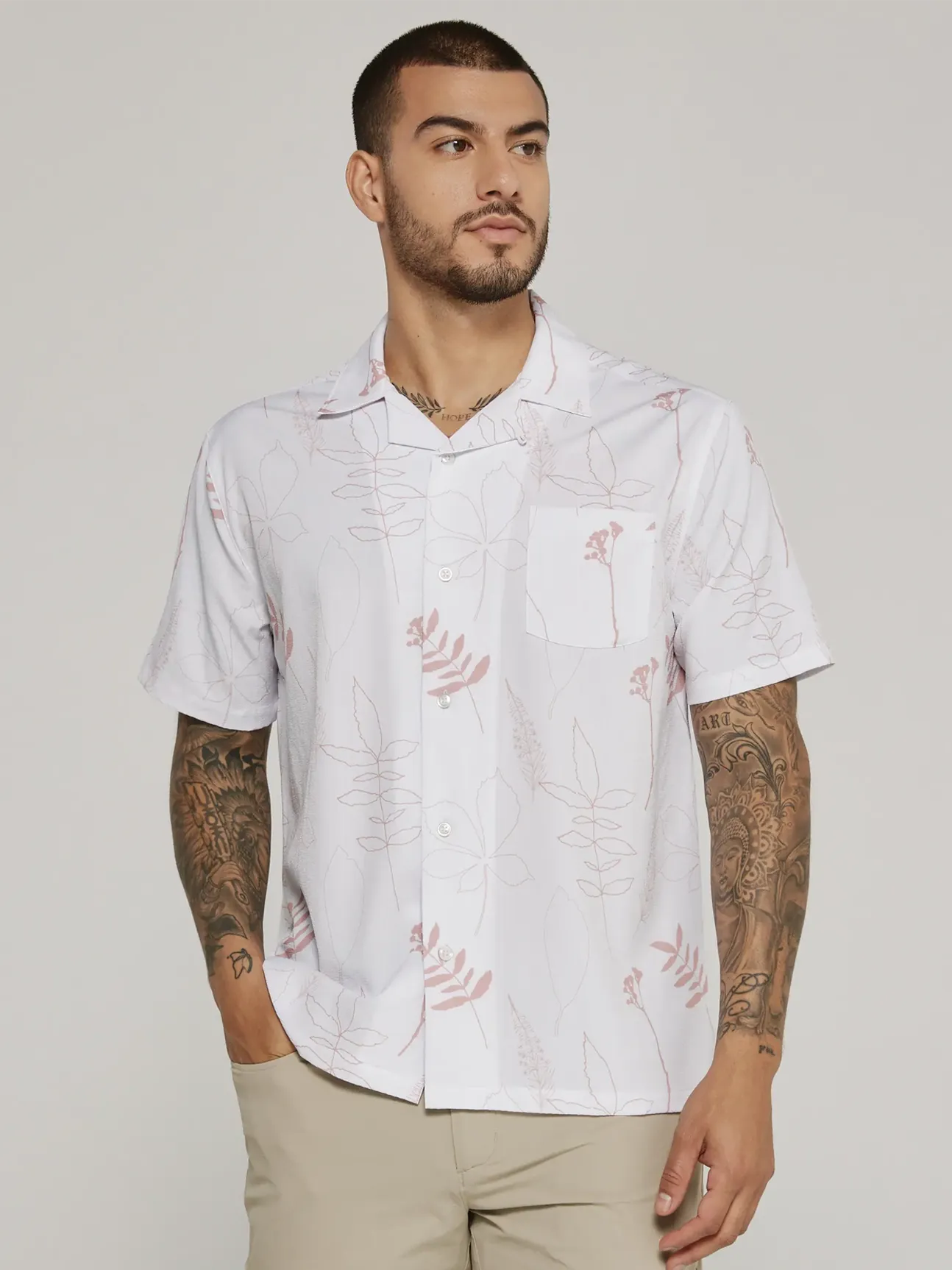 Ciro Camp Shirt in Natural