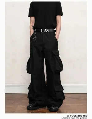 Clean Fit Multi-Pocket Cargo Pants