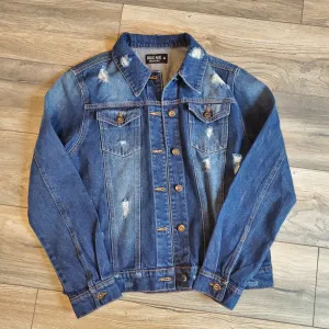 Distressed Jean Jacket