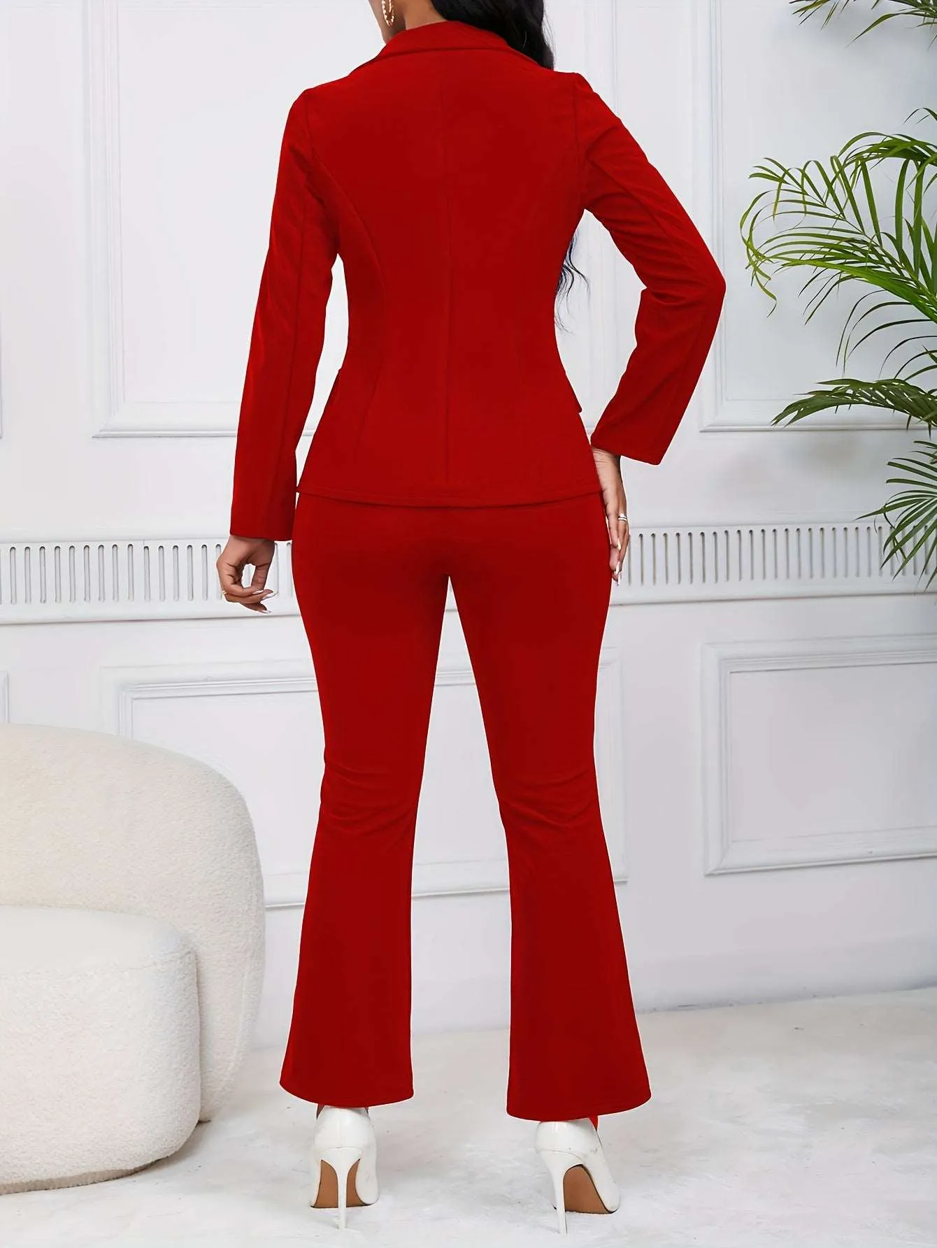 Elegant Ladies' Blazer Pocket Jacket – Stylish & Versatile
