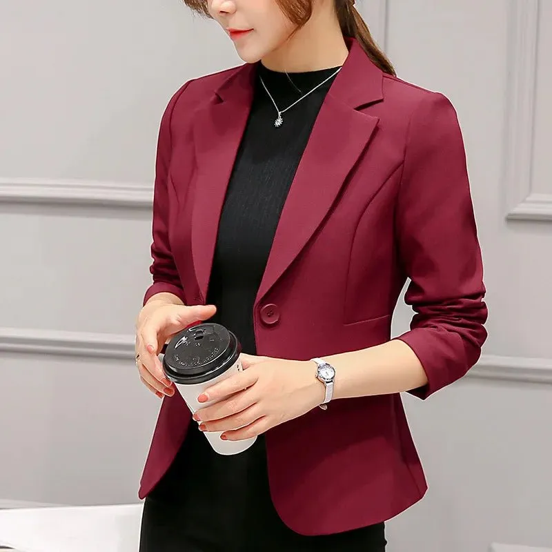 Elegant Ladies' Blazer Pocket Jacket – Stylish & Versatile
