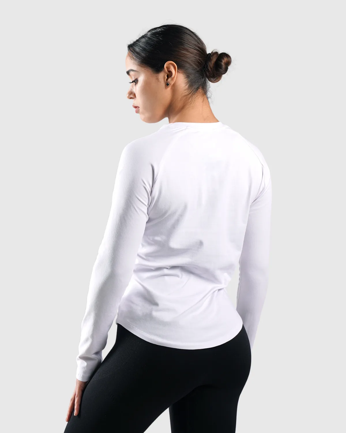 Essential Long Sleeve Women - White