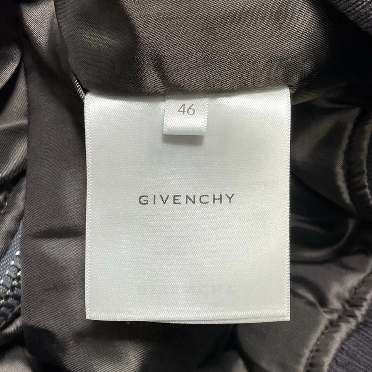 Givenchy Nylon Bomber Jacket Black
