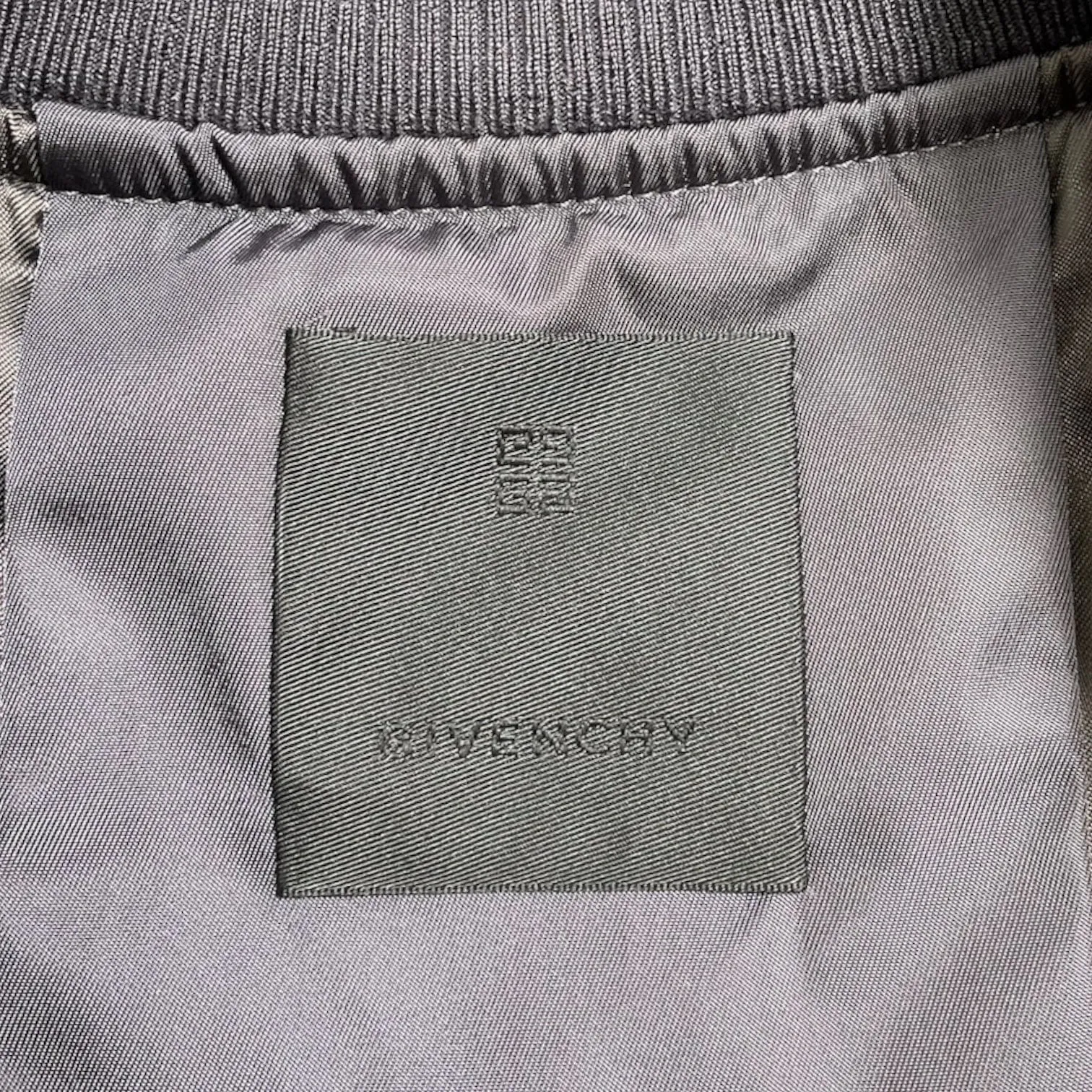 Givenchy Nylon Bomber Jacket Black