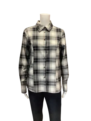 Insight Women's Plaid Shirt Black Size: S