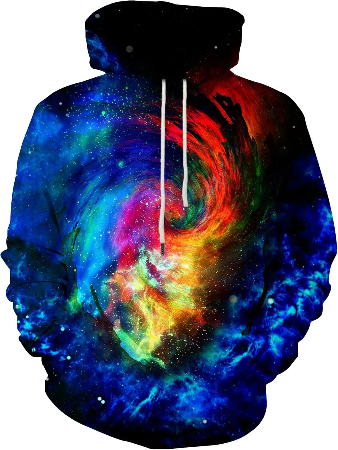 LAIDIPAS Men Women 3D Hooded Hoodies Fashion Long Sleeve Pullover Hooded Sweatshirt Top with Pocket