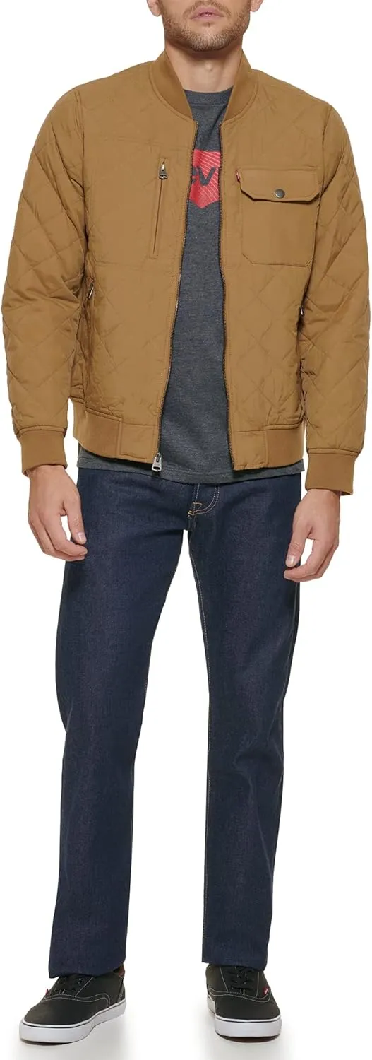 Levi's Men's Diamond Quilted Bomber Jacket