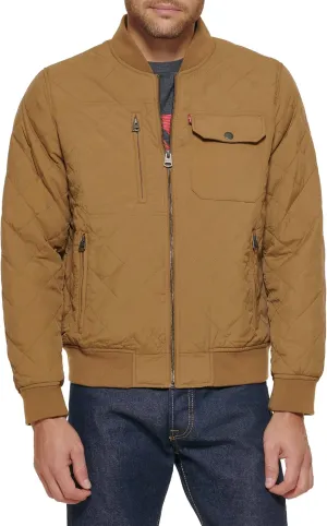 Levi's Men's Diamond Quilted Bomber Jacket
