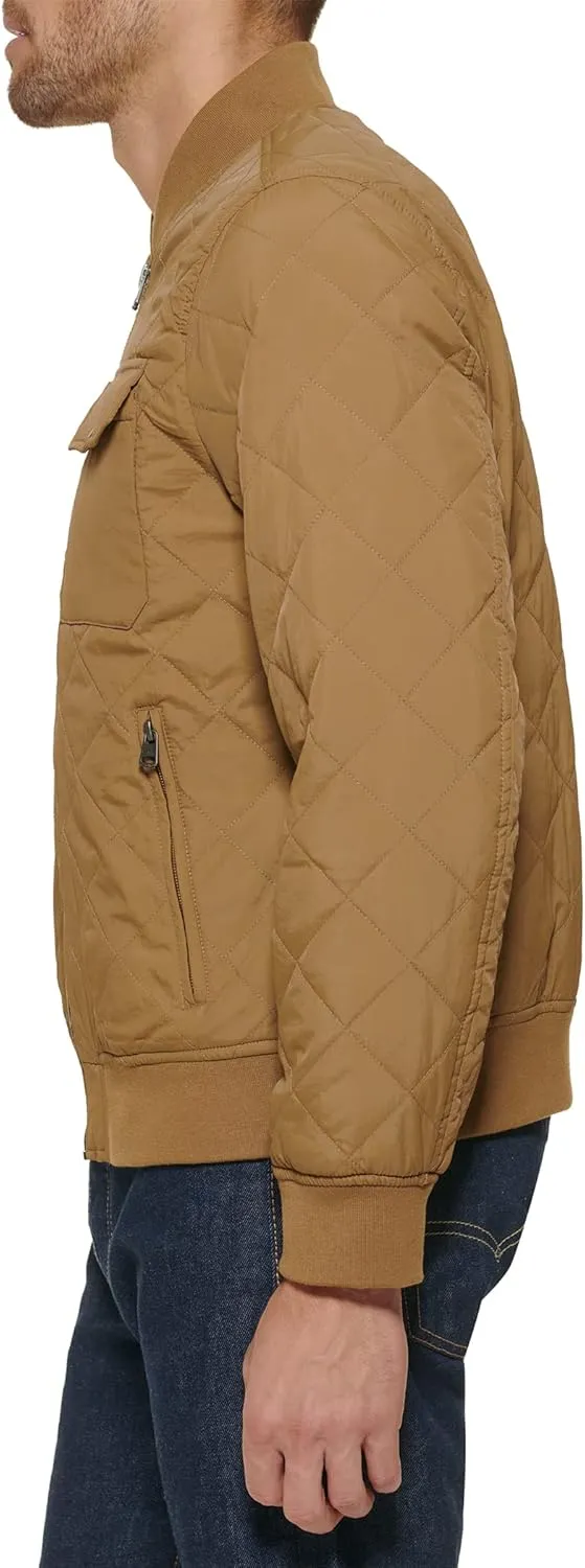 Levi's Men's Diamond Quilted Bomber Jacket