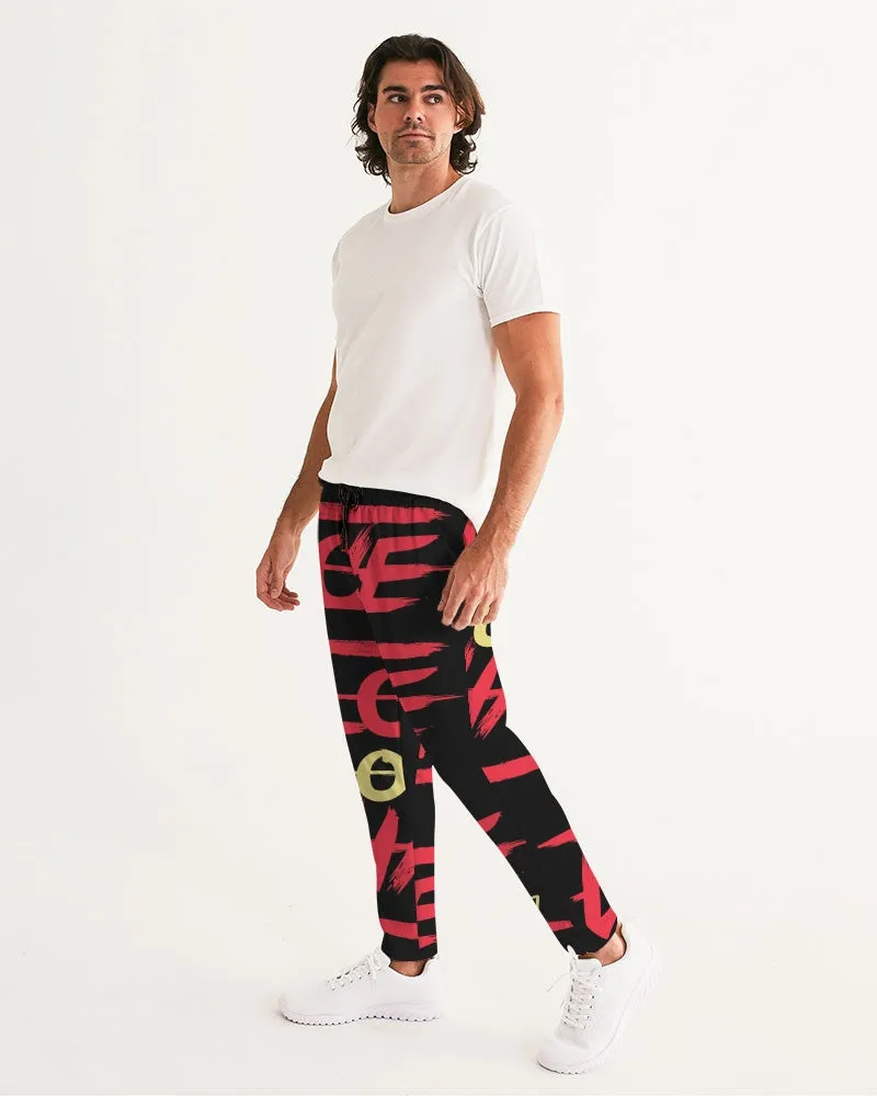 LOVE OVER HATE COLLECTION Men's Slim Fit Athletic Joggers