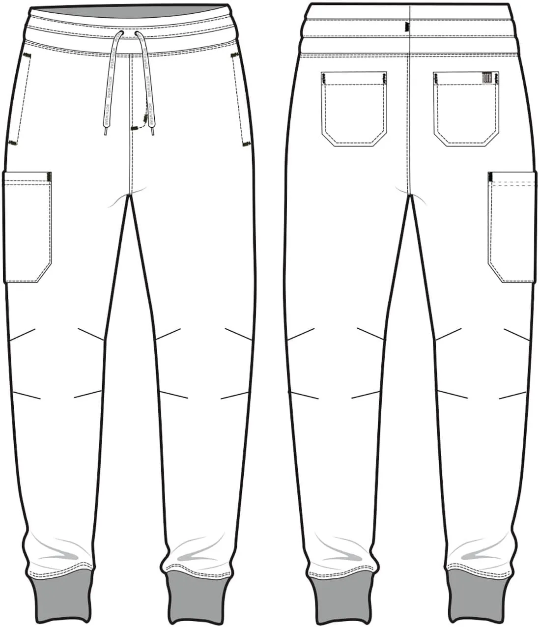 Med Couture Bowen Scrub Jogger Pants for Men - Perfect for Casual Wear and Active Lifestyles MC7777
