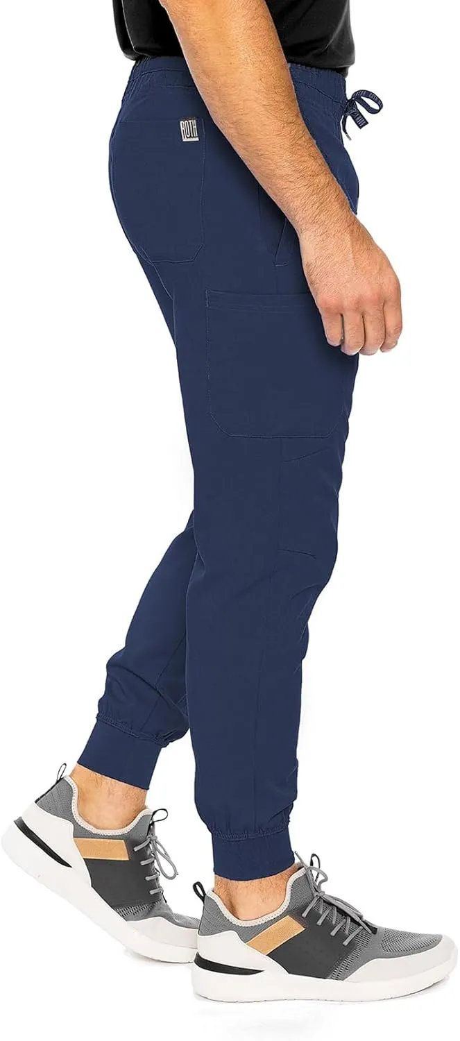 Med Couture Bowen Scrub Jogger Pants for Men - Perfect for Casual Wear and Active Lifestyles MC7777