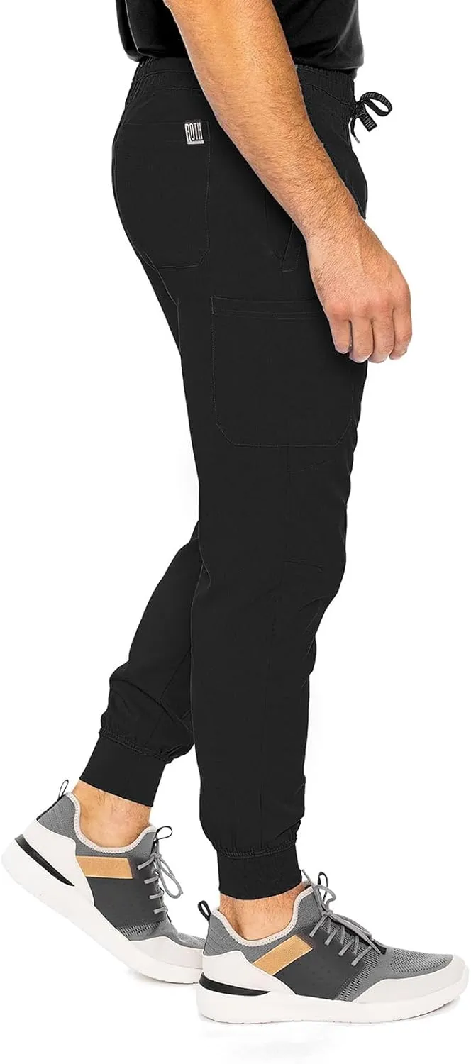 Med Couture Bowen Scrub Jogger Pants for Men - Perfect for Casual Wear and Active Lifestyles MC7777