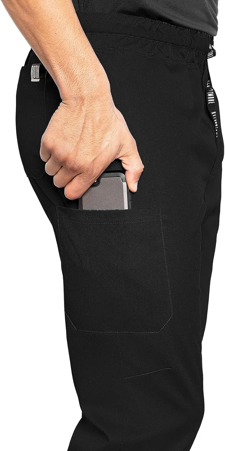 Med Couture Bowen Scrub Jogger Pants for Men - Perfect for Casual Wear and Active Lifestyles MC7777