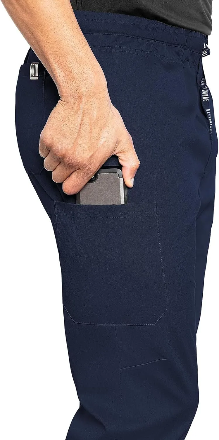 Med Couture Bowen Scrub Jogger Pants for Men - Perfect for Casual Wear and Active Lifestyles MC7777