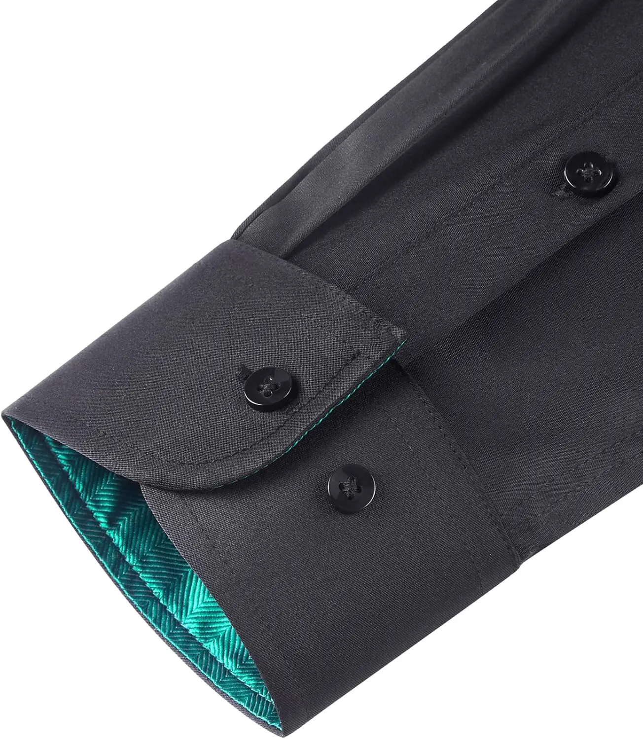 Mens Dress Shirts Long Sleeve Dress Shirts for Men Inner Contrast Button Down Casual Shirts for Men Big and Tall
