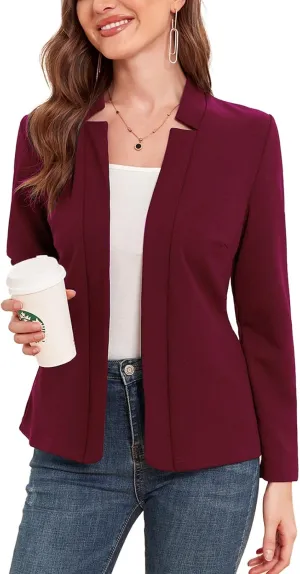 MINTLIMIT Women's Casual Blazer Long Sleeve Open Front Business Work Office Blazer Jacket with Pockets 2025