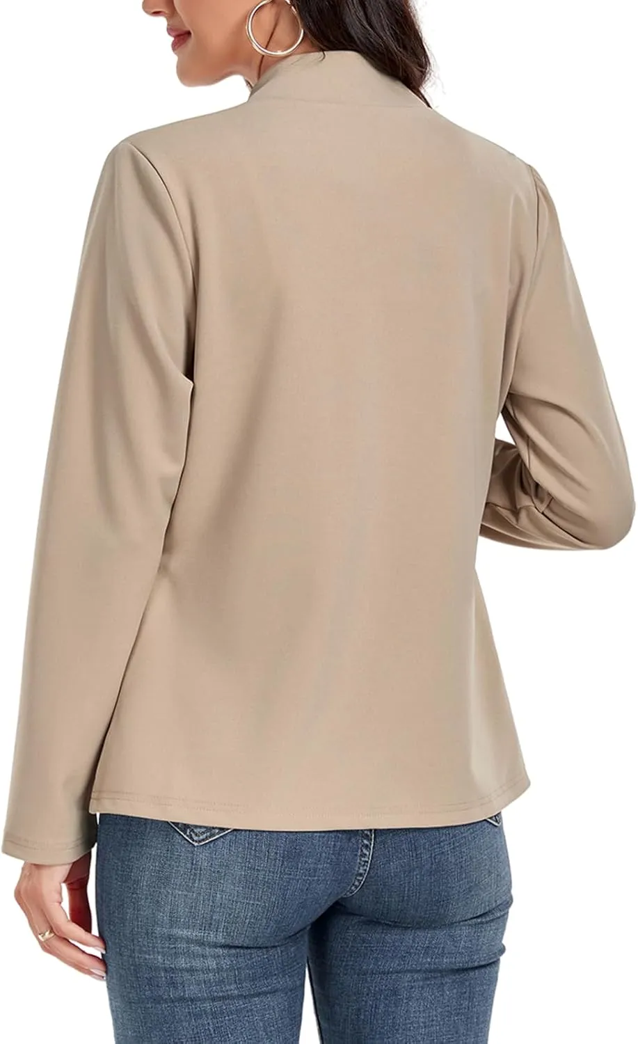 MINTLIMIT Women's Casual Blazer Long Sleeve Open Front Business Work Office Blazer Jacket with Pockets 2025