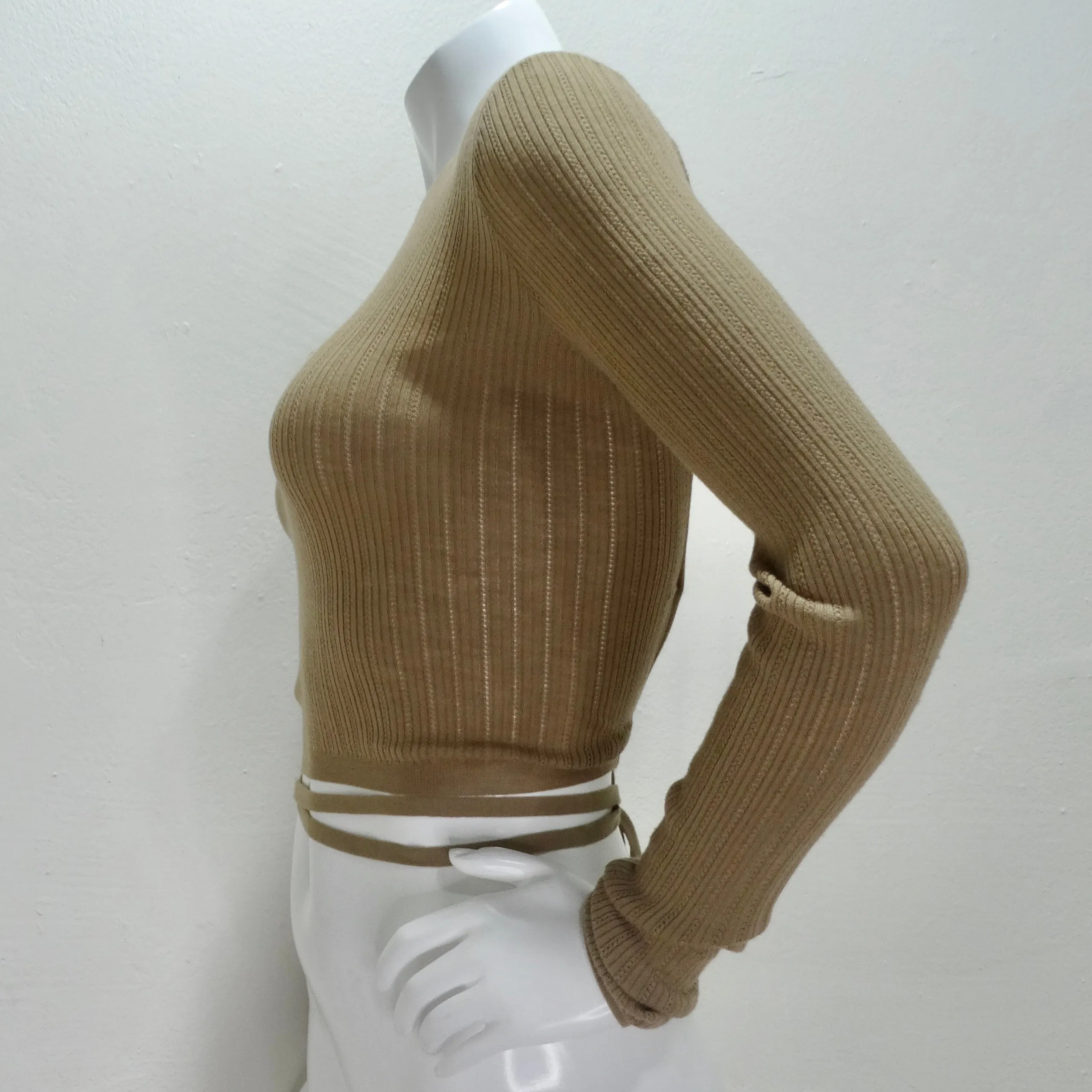 Miu Miu Superfine Wool Cross Back Sweater