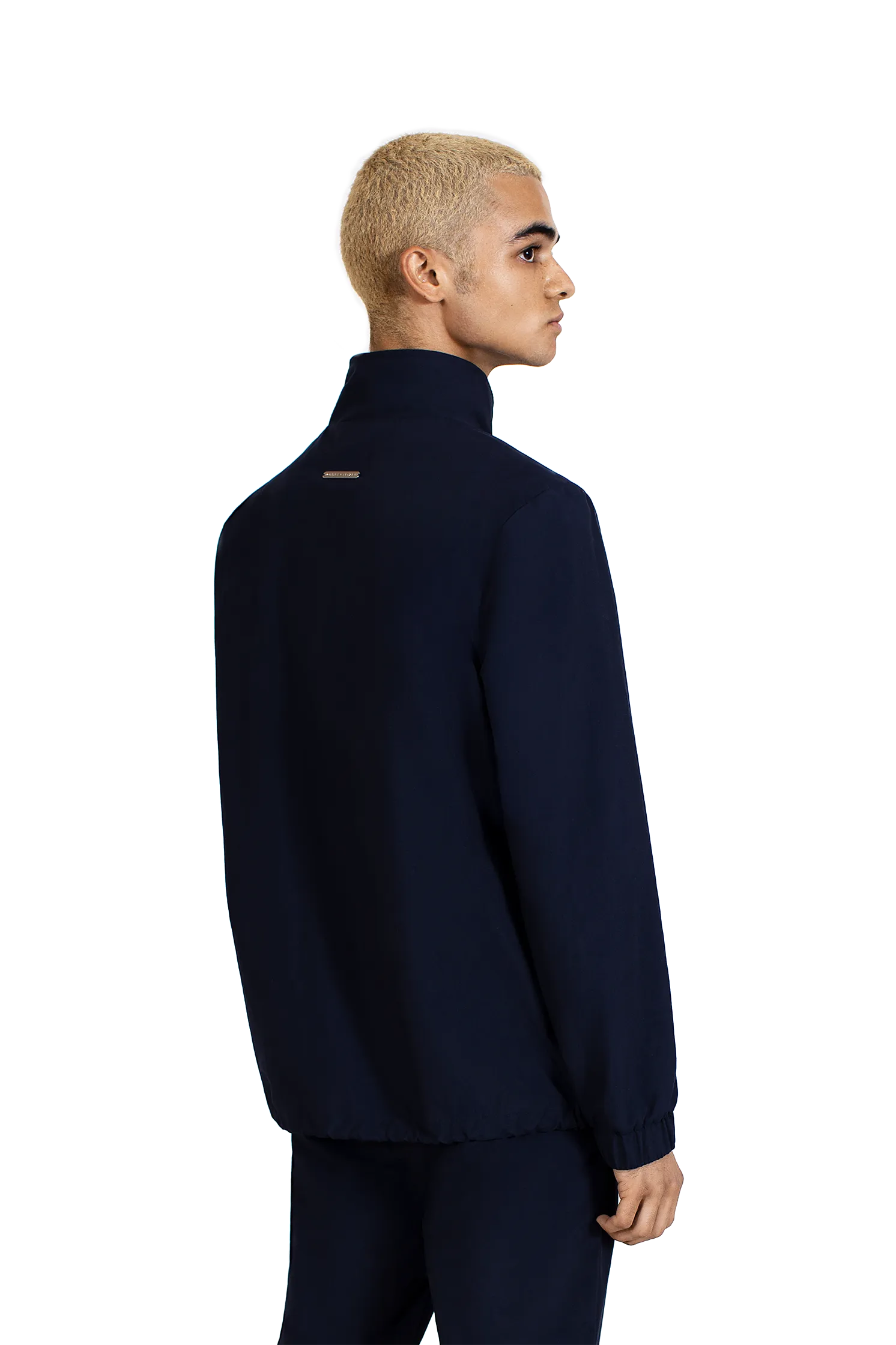Nylon Pull-over Jacket in Navy