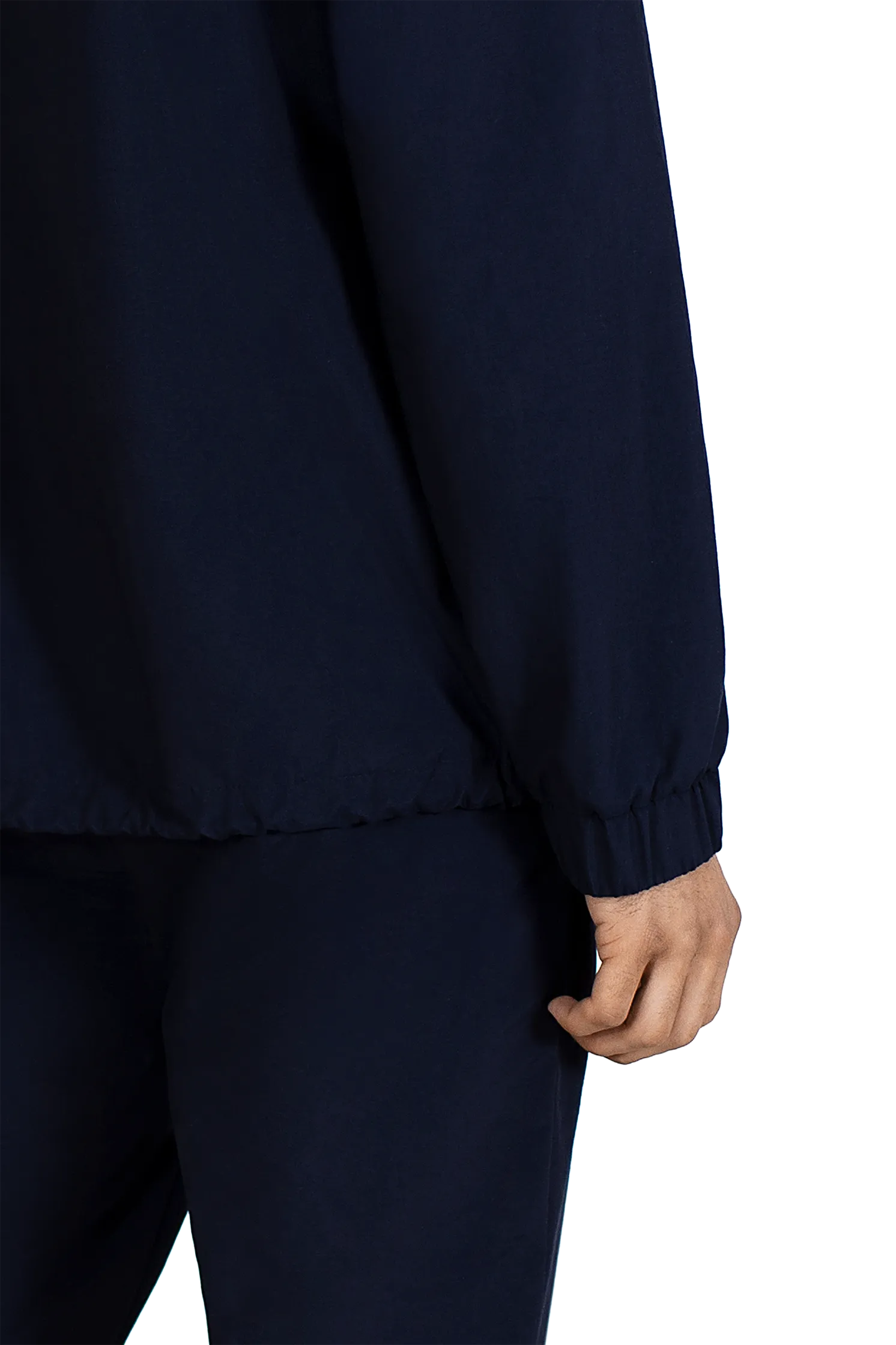 Nylon Pull-over Jacket in Navy