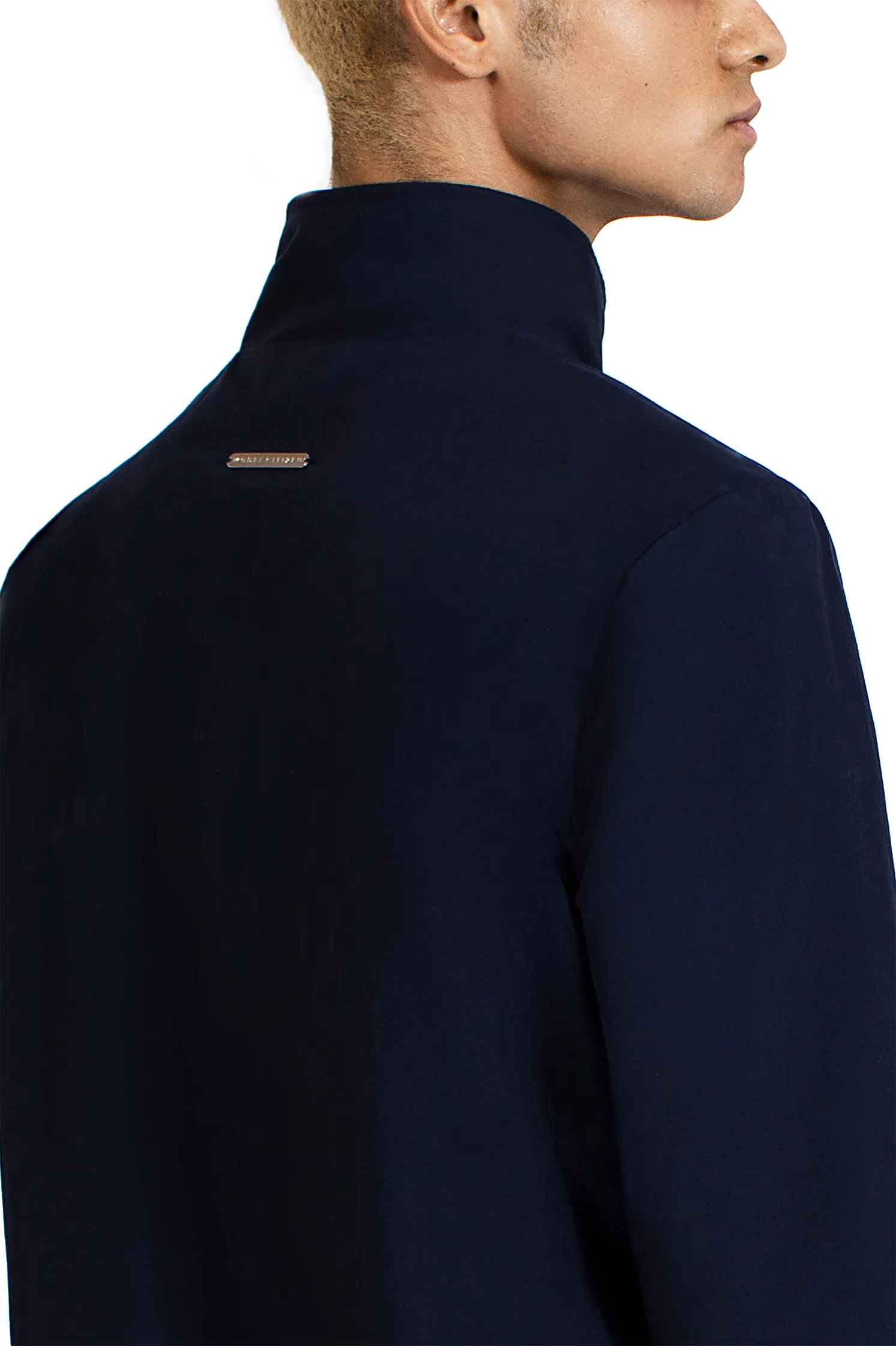 Nylon Pull-over Jacket in Navy