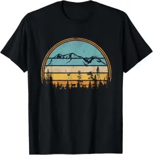 Outdoor Tree Nature Lover Wildlife Retro Forest T-Shirt