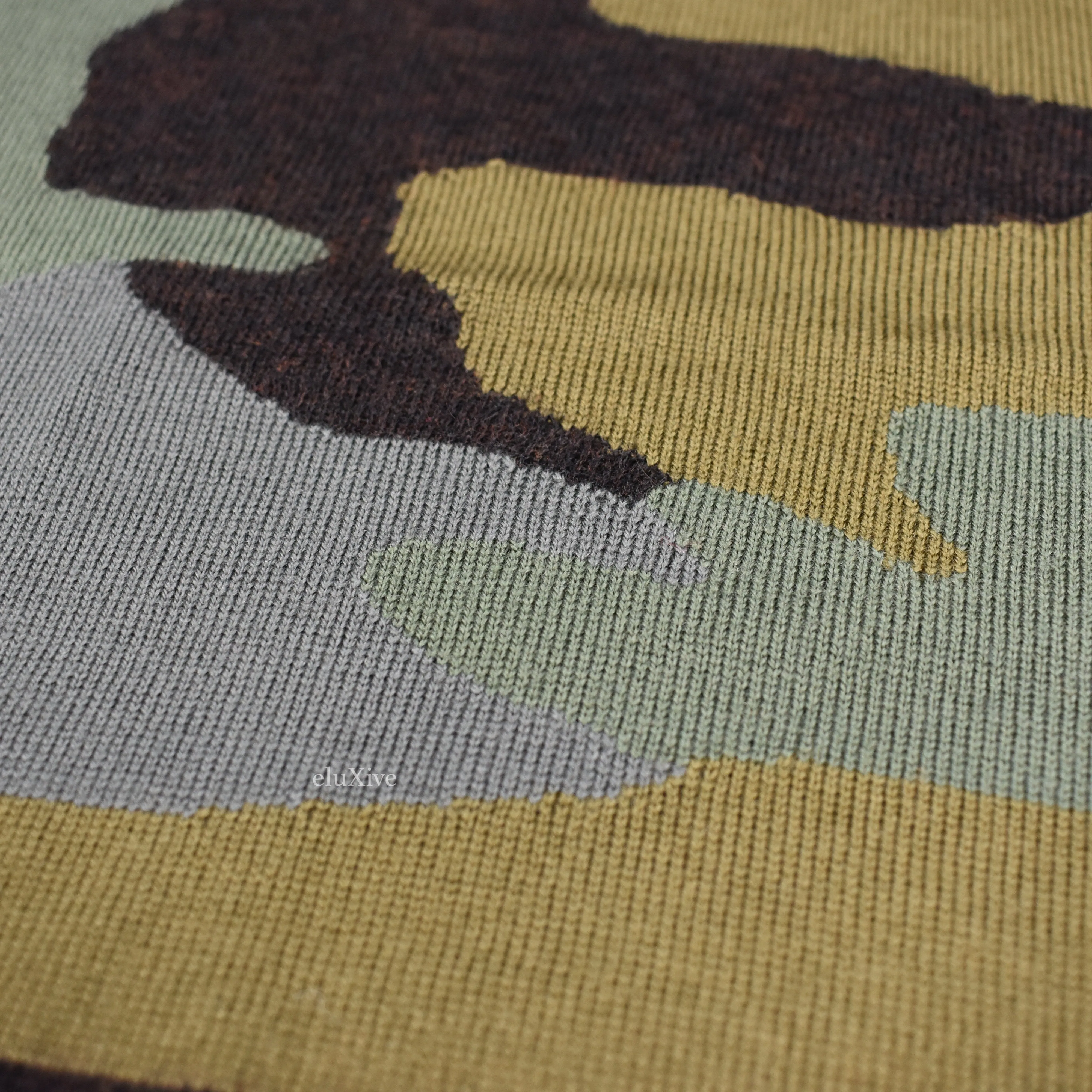 Prada - Camo Knit Wool Sweater