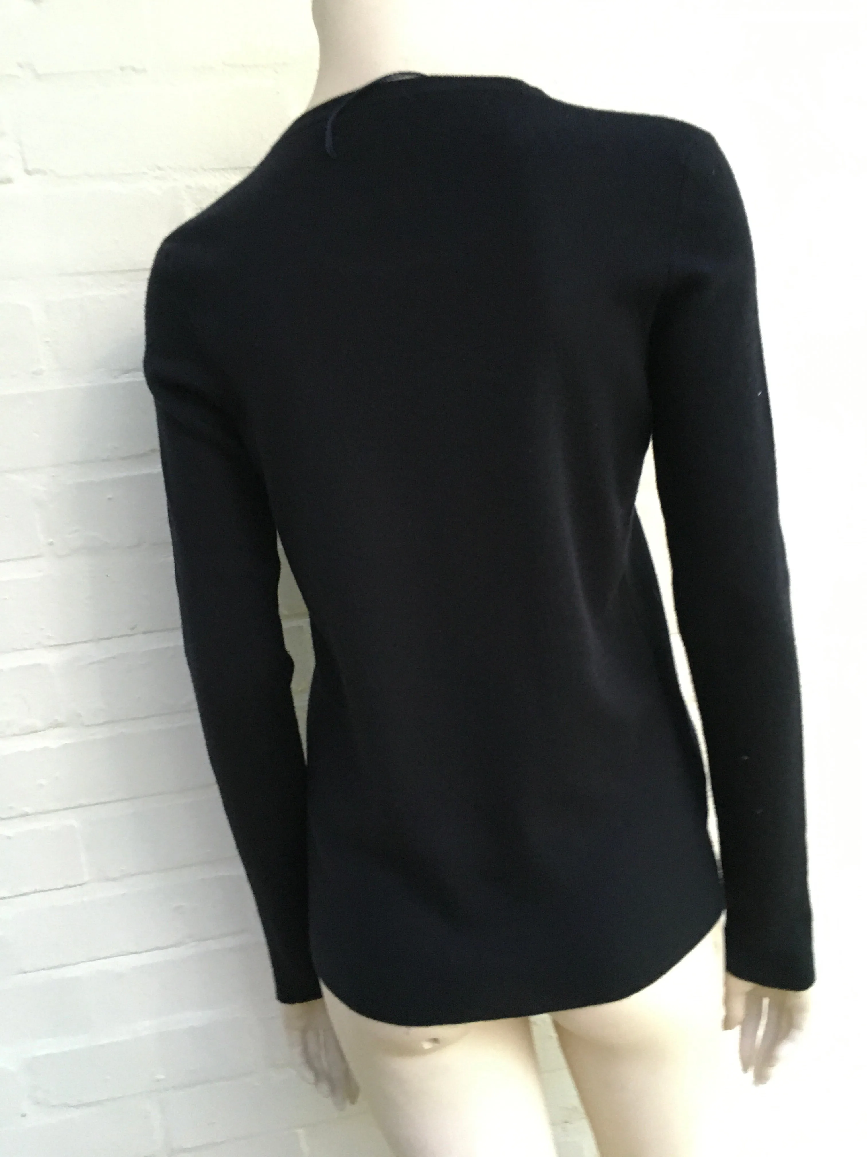 Prada Cashmere and silk-blend sweater pullover jumper I 42 UK 10 US 6 ladies