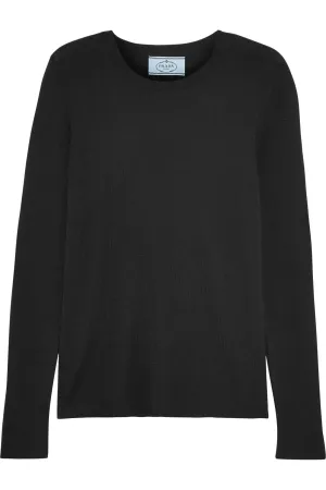 Prada Cashmere and silk-blend sweater pullover jumper I 42 UK 10 US 6 ladies