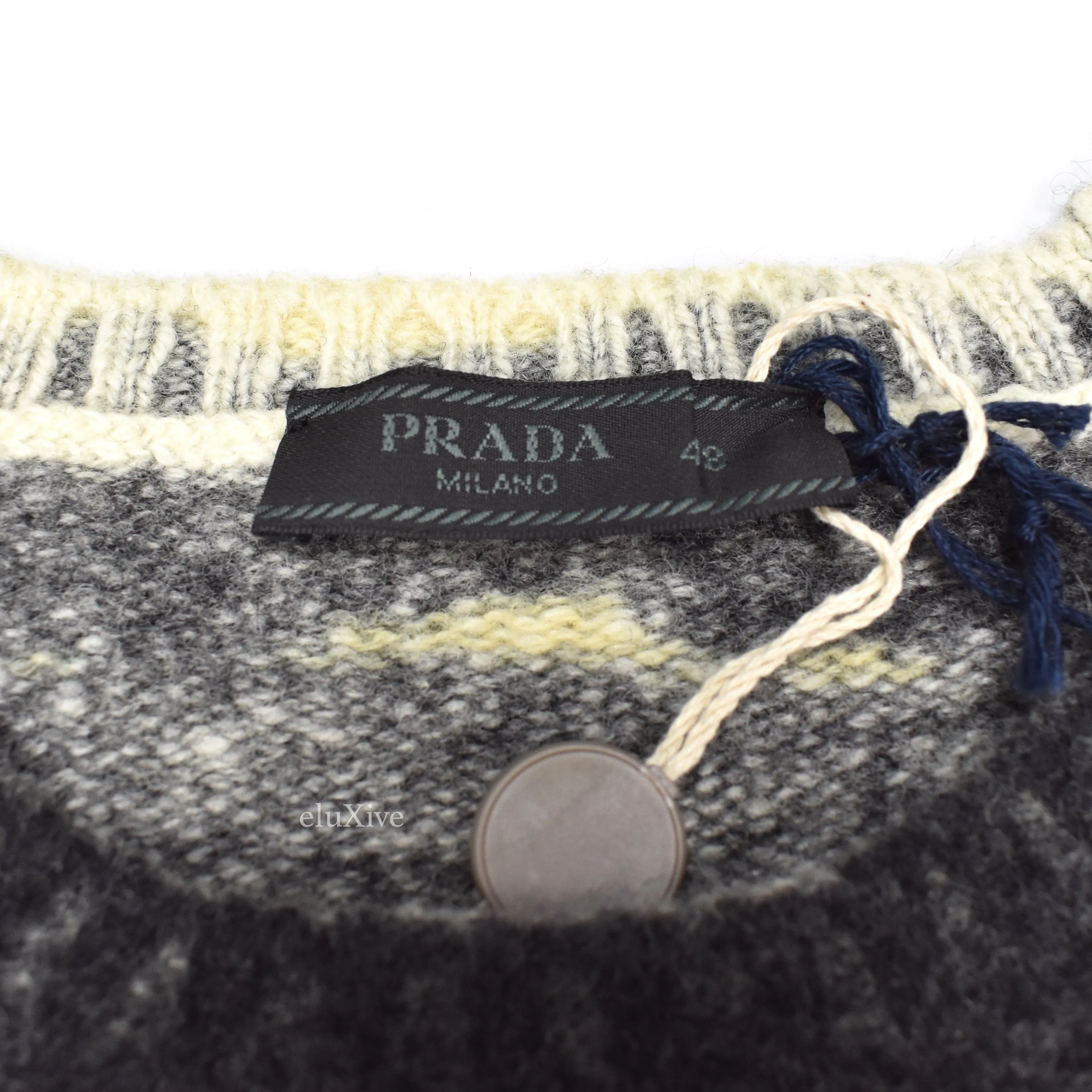 Prada - Village Print Wool Sweater