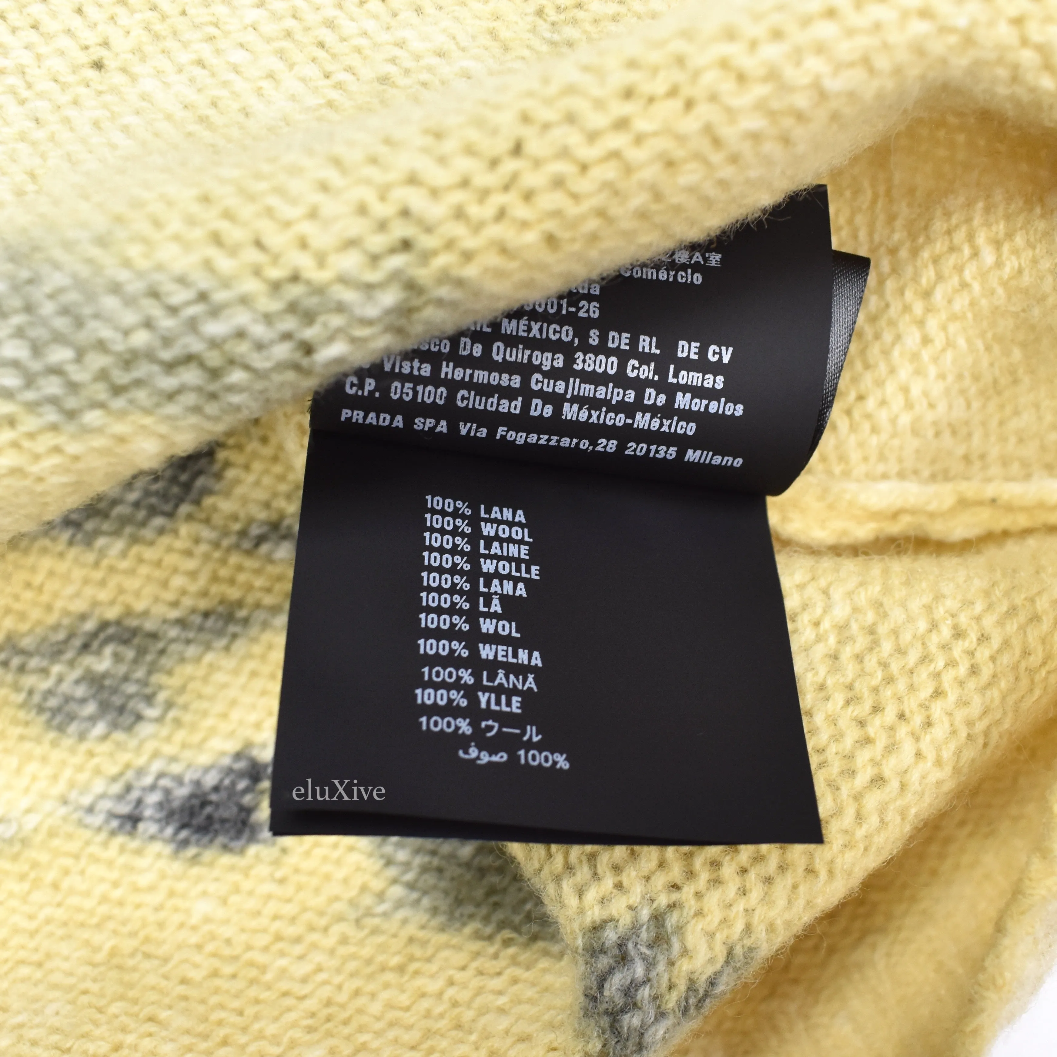 Prada - Village Print Wool Sweater