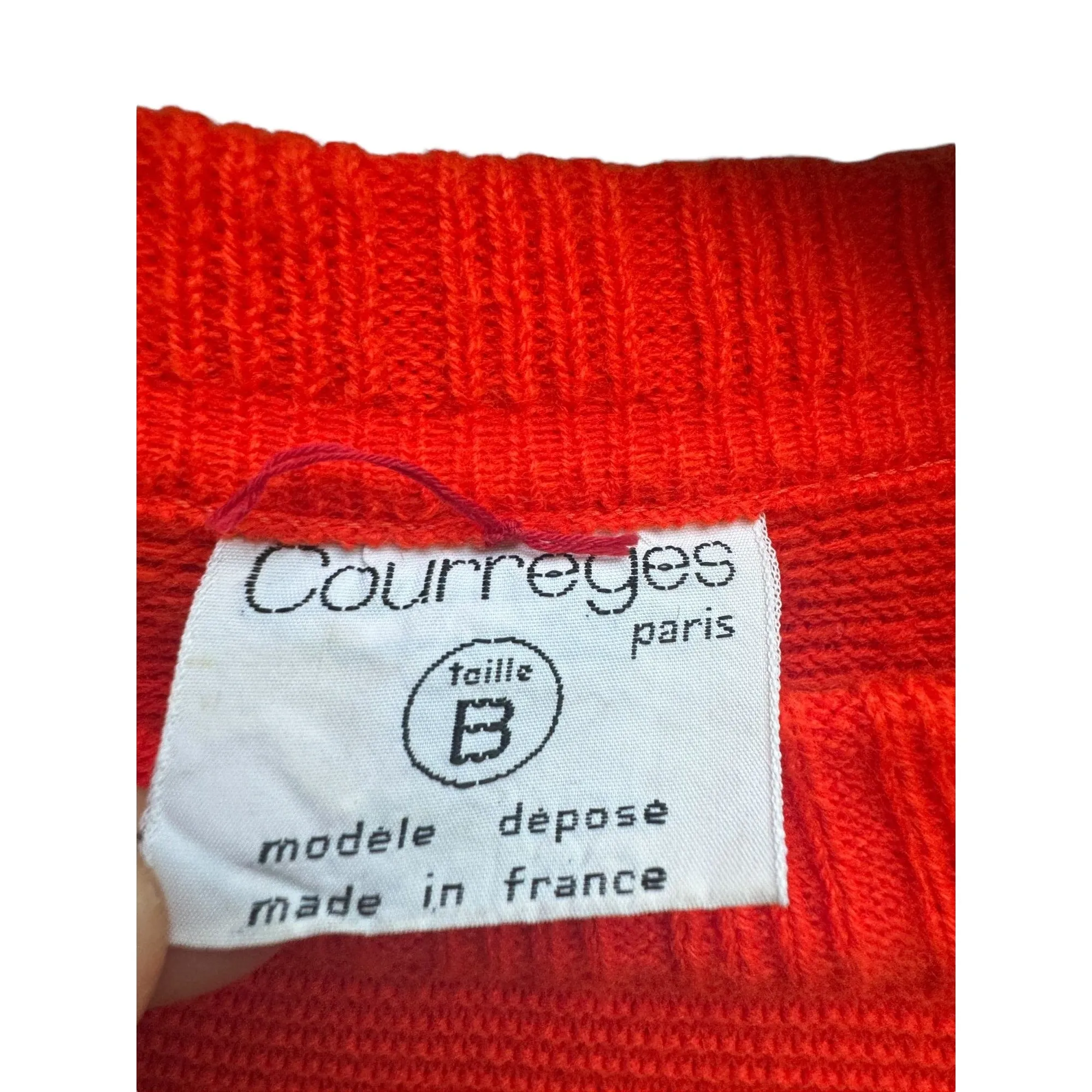 Red Knit  Knitted Logo