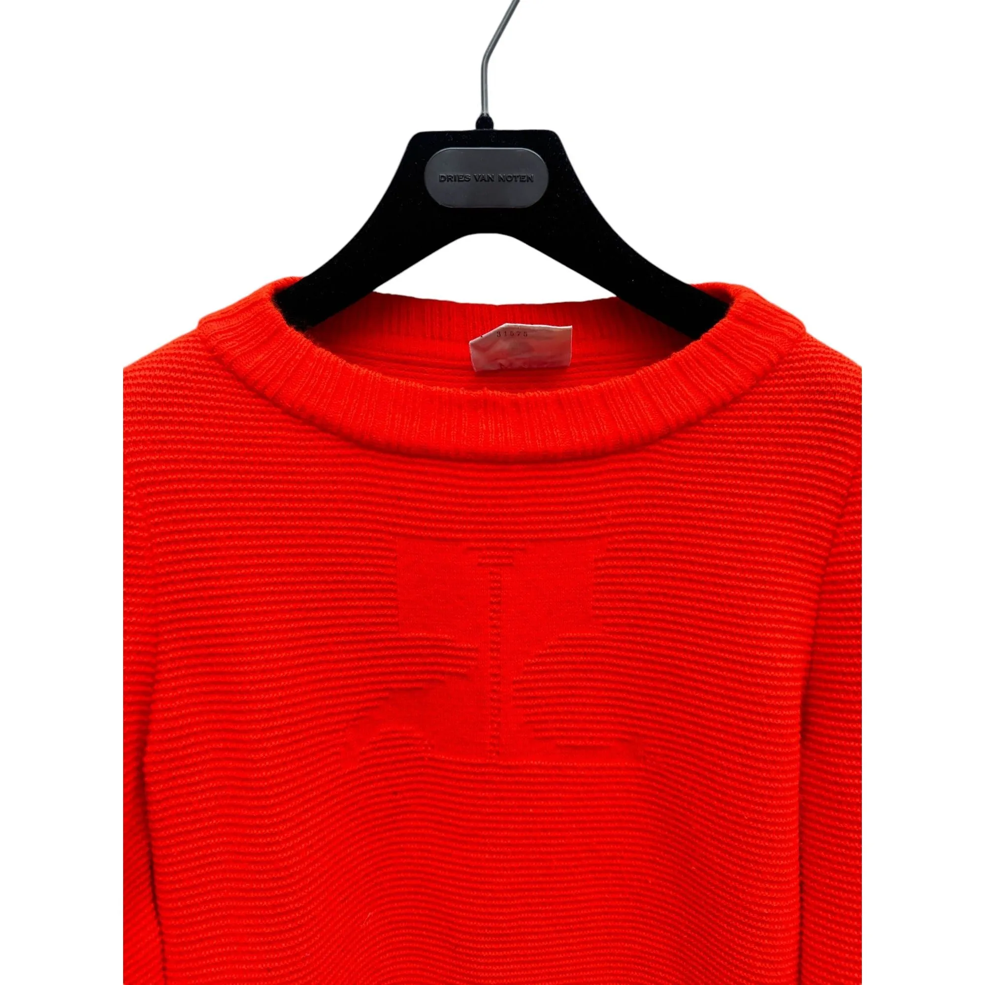 Red Knit  Knitted Logo