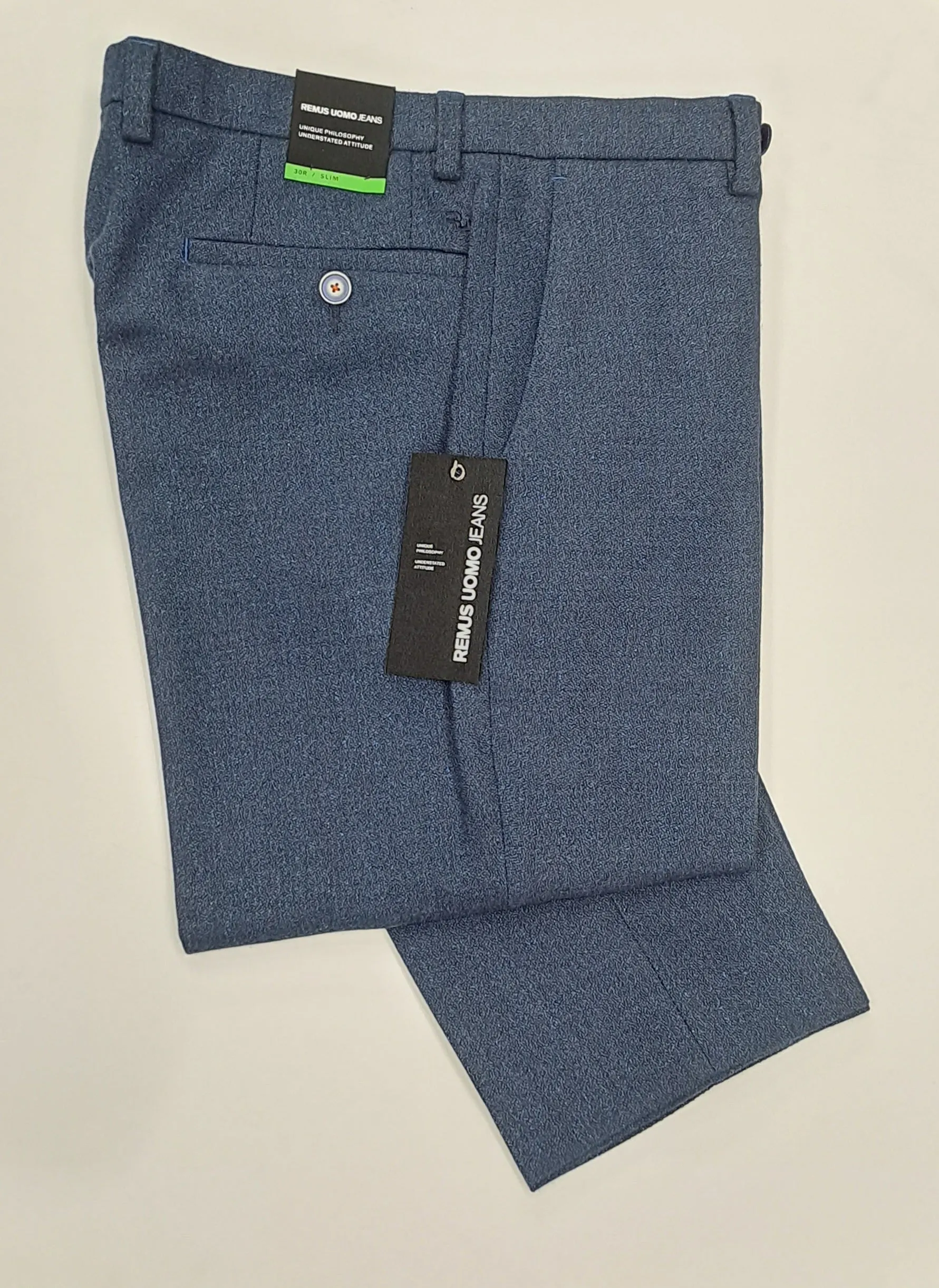 Remus Uomo Santi Casual Trouser 70780/27 - Blue